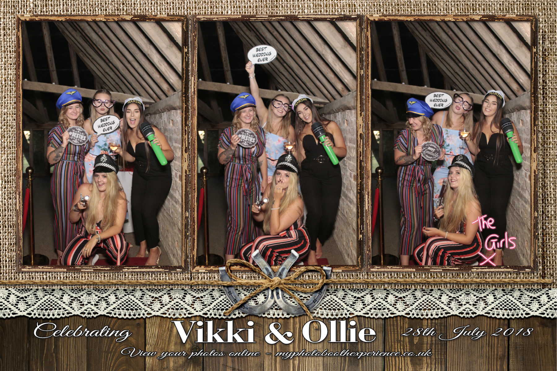 Vikki & Ollie's Wedding | View more photos from the event at gallery.myphotoboothexperience.co.uk/u/MyPhotoBoothExperienceLtd/Vikki-Ollies-Wedding